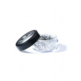 PXP 42021 Chunky Mix Biogradable 6 ml Silver UITVERKOCHT!